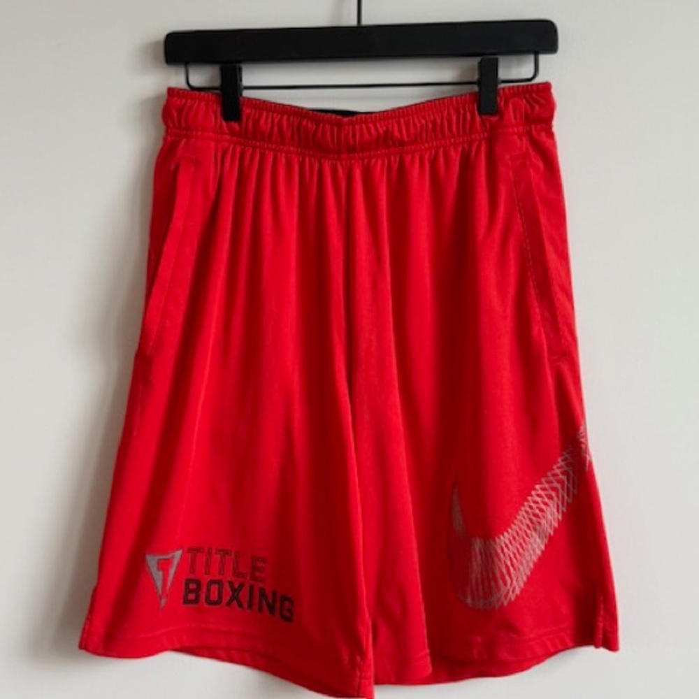 Nike Red Dri-FIT Athletic Shorts